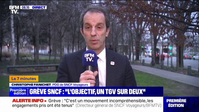 Christophe Fanichet (PDG de SNCF Voyageurs): Il y aura des TGV sur tout le territoire (...) mais nous donnons la priorité à la neige