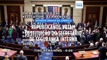 Câmara dos Representantes votou pela destituição do secretário de Segurança Interna dos EUA