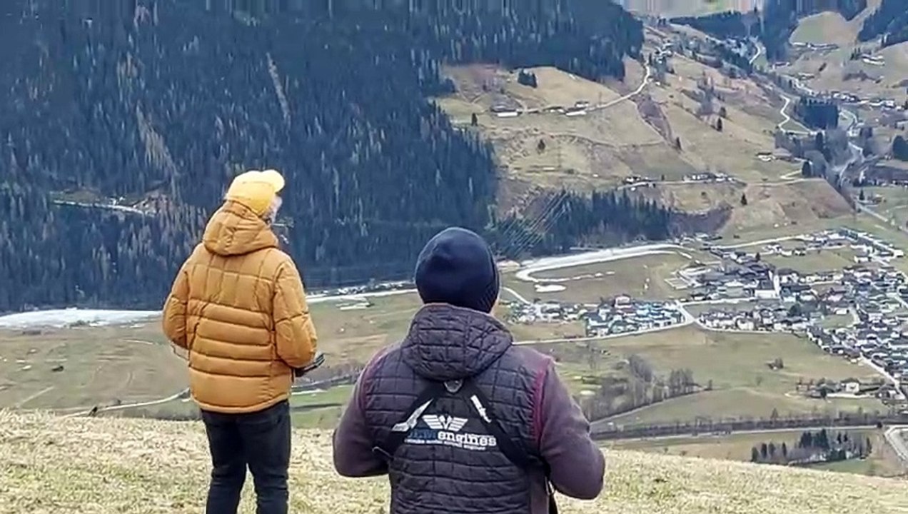 Me163, Hangflug am Südhang