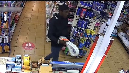 Killer caught on CCTV buying cable ties before strangling woman to death