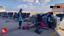 Türkiye'den Gazze'ye tıbbi malzeme götüren askeri uçak Mısır'a ulaştı