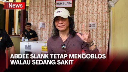 Terlambat Datang ke TPS, Abdee 'Slank': Lagu Kurang Enak Badan