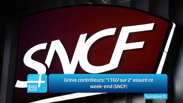 Grève contrôleurs: 1 TGV sur 2 assuré ce week-end (SNCF)