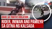 Dahil sa traffic violation... Rider, iniwan ang pamilya sa gitna ng kalsada | GMA Integrated Newsfeed