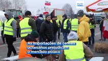 Agricultores polacos voltam à fronteira com a Ucrânia