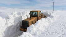 Karlıova'da kar kalınlığı 6 metre