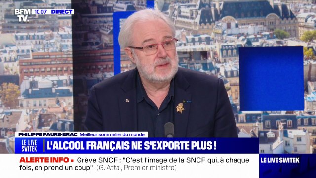 Baisse des exportations de vins français: On boit moins et nettement mieux pour Philippe Faure-Brac (meilleur sommelier du monde)
