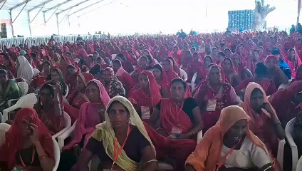 राष्ट्रपति पहुंची बेणेश्वर धाम, लोगों में दिखा उत्साह