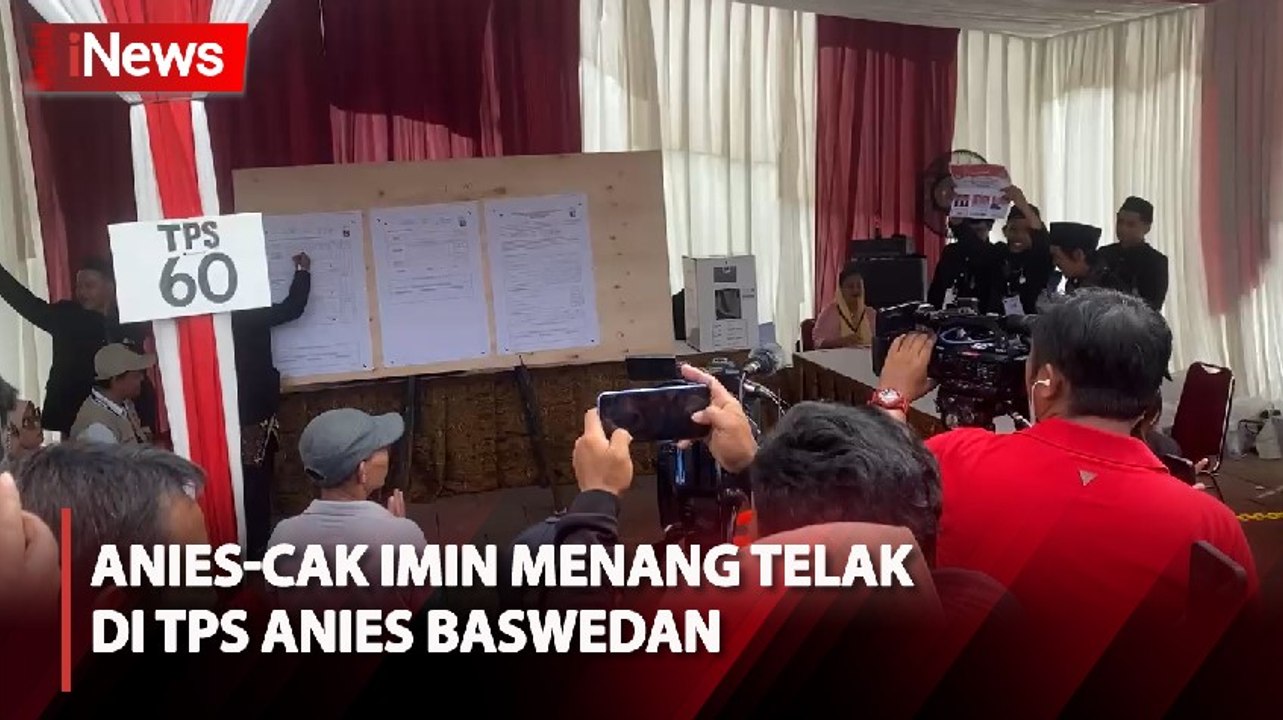 Pasangan Anies-Muhaimin Menang Telak di TPS Anies Baswedan