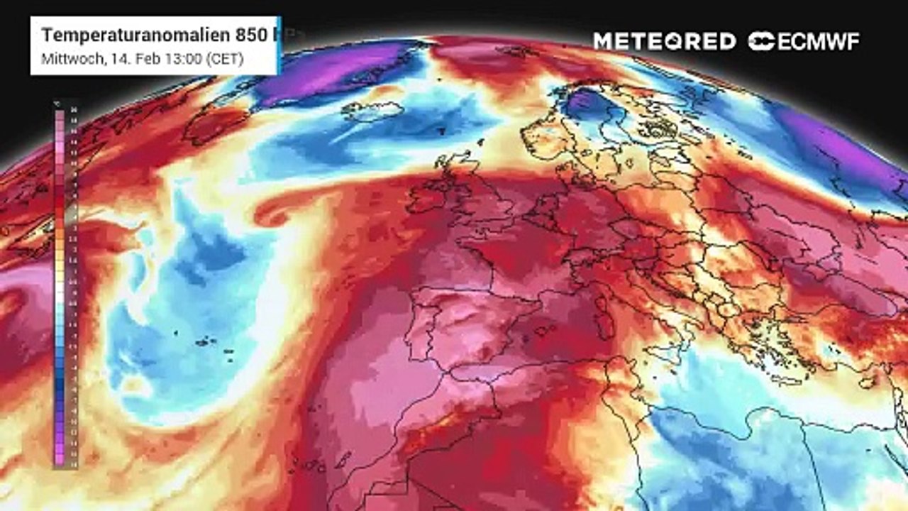 Gigantisch! Eine riesige Wärmeblase zieht in den kommenden Tagen über Deutschland hinweg!