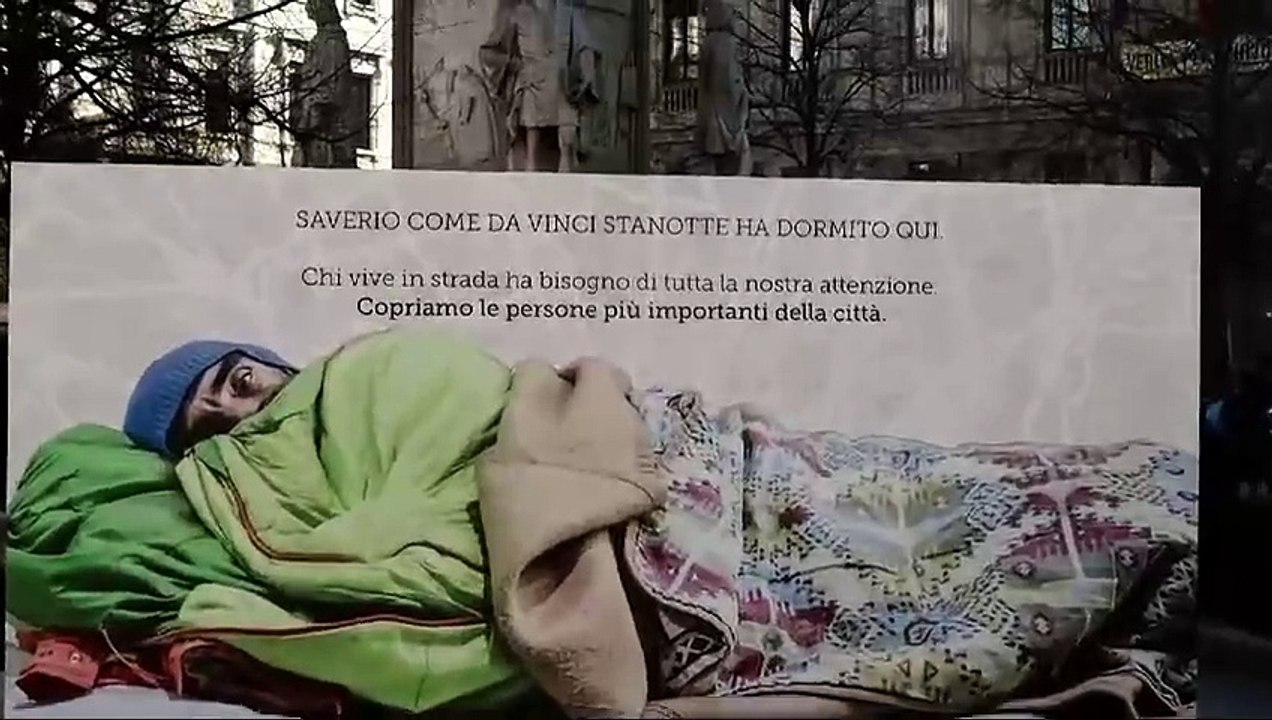Milano, l'iniziativa di Fondazione Progetto Arca "Copriamo le persone pi? importanti della citt?"