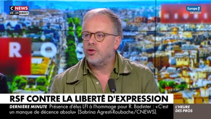 Descargar video: Pascal Praud s'en prend violemment au patron de RSF sur CNews