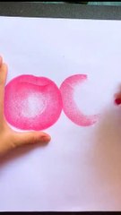 apple love oil pastels