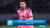 JO 2024 : Messi hué à Paris, la France doit venger le PSG
