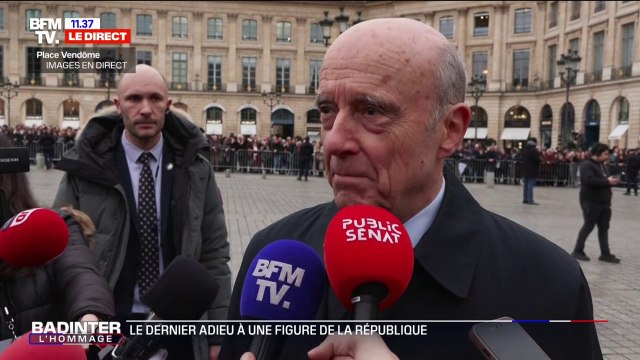 Alain Juppé, sur Robert Badinter: Il se battait avec une formidable énergie pour les valeurs démocratiques