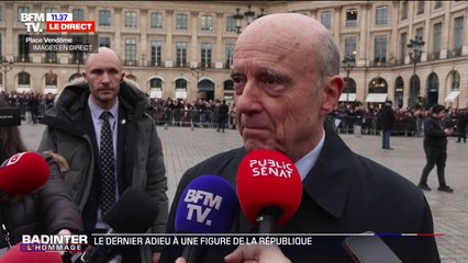 Alain Juppé, sur Robert Badinter: "Il se battait avec une formidable énergie" pour les valeurs démocratiques