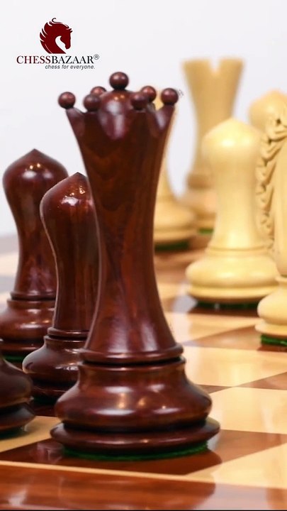 The Empire II Luxury Series Staunton Chess Pieces _ Chessbazaar® #shorts (1)
