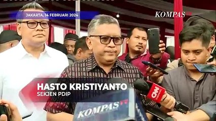 Respons Hasto soal Prabowo-Gibran Nobar Quick Count di Istora Senayan