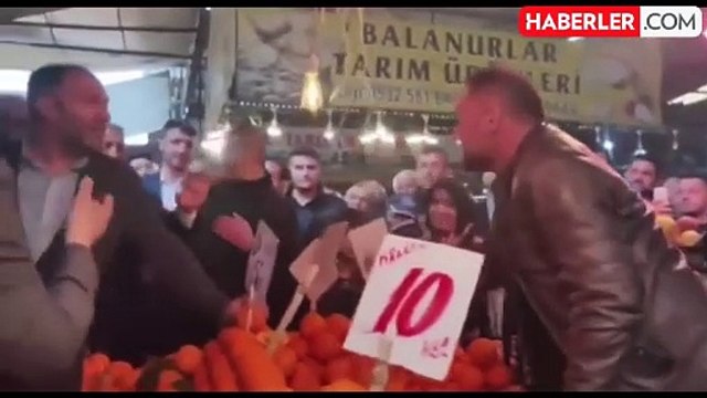 Manisa'da MHP'li Belediye Başkanı ile vatandaş arasında tartışma
