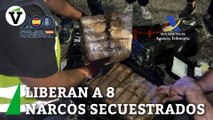 La Policía libera a ocho narcos secuestrados cuando transportaban 2,3 toneladas de cocaína