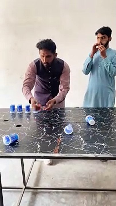 Balloon cup game challenge #funnyvideo #funnyvideovlogs #funchallenge #funnygame