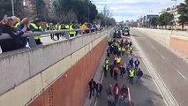 Un millar de tractores y cientos de personas protagonizan la protesta del campo en Valladolid