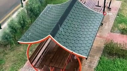 Hortum, dolu, sağanak... Üçü bir arada etkili oldu