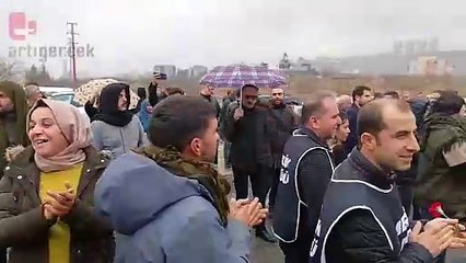 'Büyük Özgürlük Yürüyüşü' Urfa'da: Yürüyüşçüler alkış ve sloganlarla karşılandı