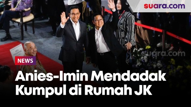 Anies-Cak Imin Mendadak Kumpul di Rumahnya Sore Ini, Jusuf Kalla Bilang Ini ke Wartawan