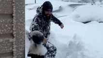 Streets of Nova Scotia, Canada buried under 120CM  snow after massive snowstorm