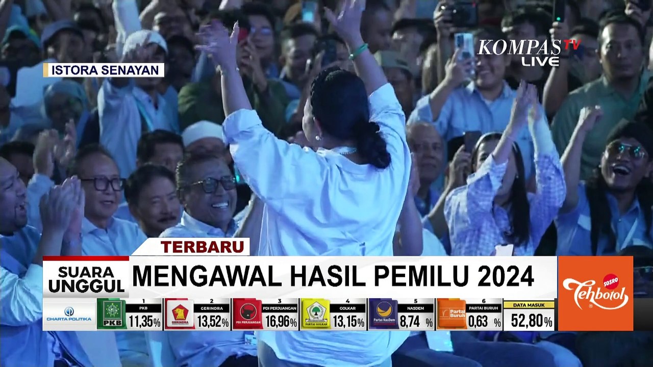 Momen Prabowo Disoraki Cie-Cie Saat Panggil Nam...