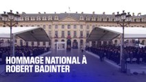Les moments forts de l'hommage national à Robert Badinter
