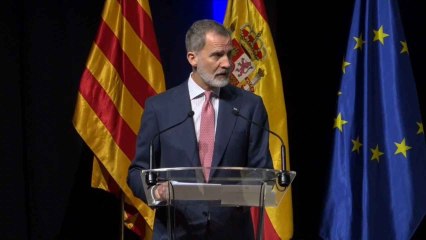 El Rey, durante la entrega de despachos a 160 nuevos jueces.