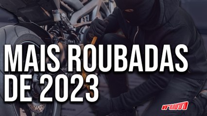 5 motos mais roubadas do Brasil em 2023