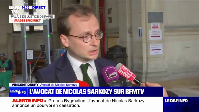 Procès Bygmalion: Nicolas Sarkozy est pleinement innocent des faits qui lui sont reprochés déclare Me Vincent Desry, l'avocat de l'ancien président de la République