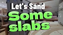 Let's Sand Some Slabs Using The Felder Wide Belt Sander