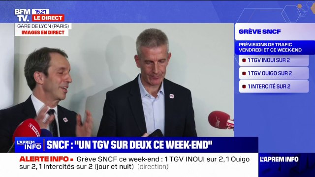 Grève SNCF: 400€ vont être donnés à tous les cheminots comme répartition des très bons résultats du groupe déclare Christophe Fanichet, PDG de SNCF Voyageurs