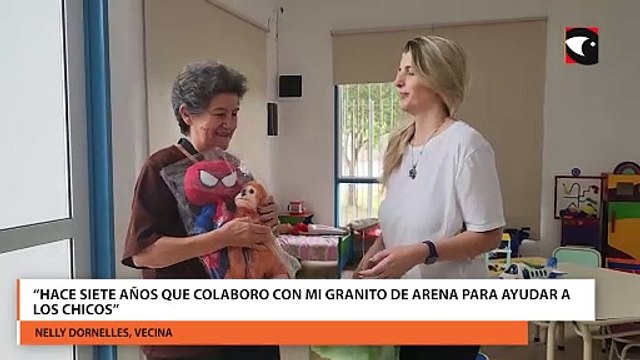 “Hace siete años que colaboro con mi granito de arena para ayudar a los chicos”