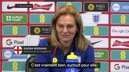 Angleterre - Wiegman : "C'est vraiment bien que Williamson soit de retour"
