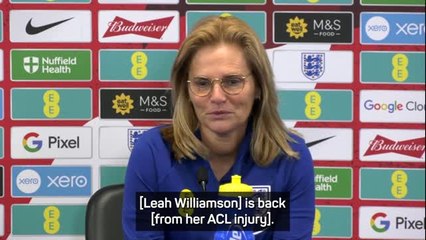 Williamson back in England squad after ACL injury