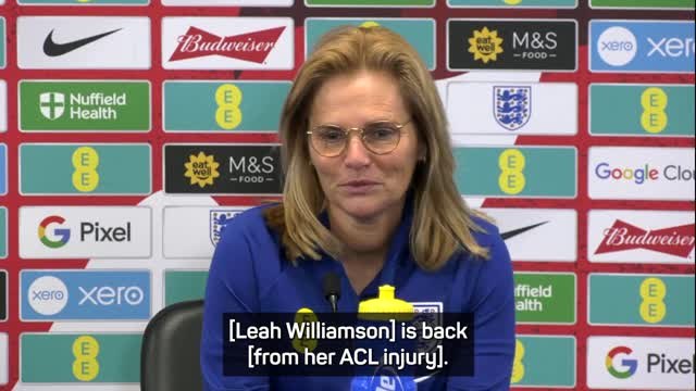 Williamson back in England squad after ACL injury