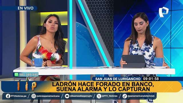 San Juan de Lurigancho: detienen a sujeto que hizo enorme forado para robar en banco