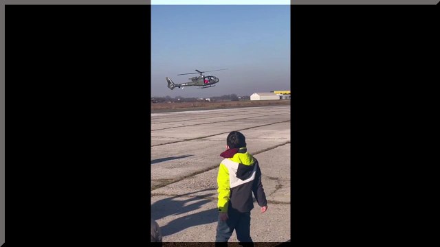 emGAZELA H-45 (SA342) Soko - Djed Mraz vizura6 Mahovljani LQBK Banja Luka 2023