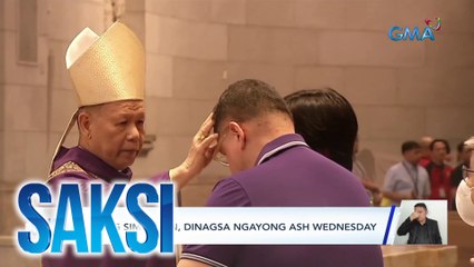 Ilang simbahan, dinagsa ngayong Ash Wednesday | Saksi