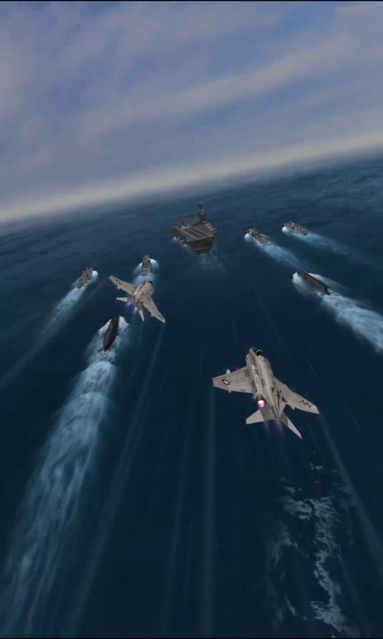 P15 AIRCRAFT JET HAS REACHED AND START FIGHT AGAINST