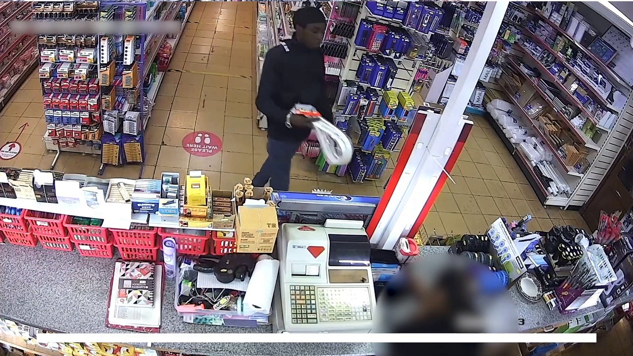 Killer caught on CCTV buying cable ties at store used to strangle woman to death