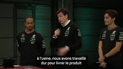 Mercedes - Wolff : “Donner à Lewis et George une voiture qu'ils aiment conduire"
