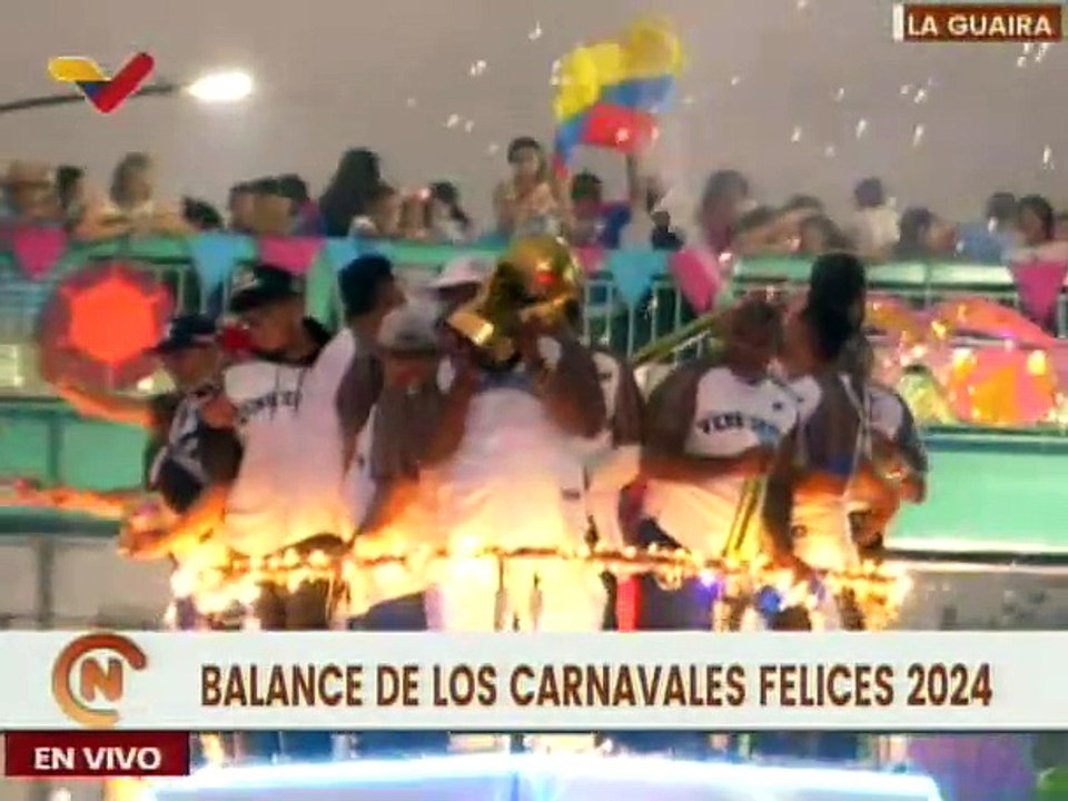 Más de 200 mil personas disfrutaron de los carnavales felices 2024 en el edo. La Guaira