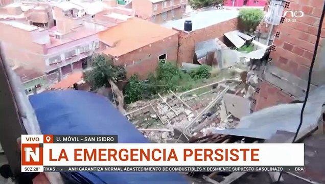 Afectados deslizamientos San Isidro