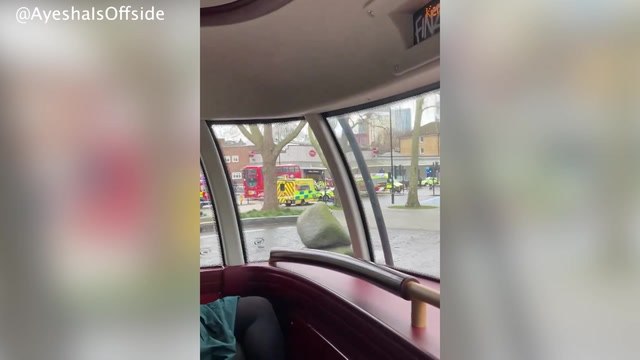 Nine Injured Including Six Officers As Police Van Crashes Into London Bus